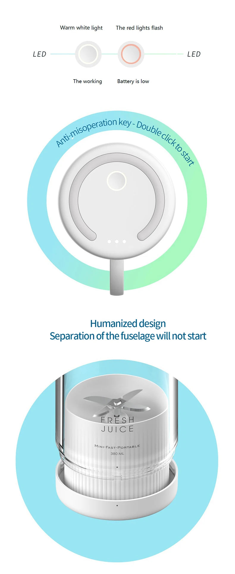 Portable Mini Electric Juicers