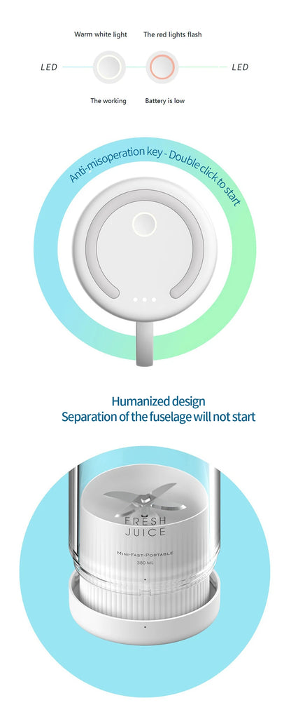 Portable Mini Electric Juicers