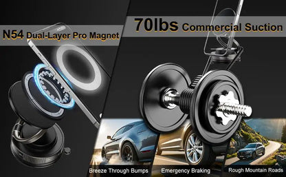 360 Adjustable Vacuum Magnetic Phones Holder